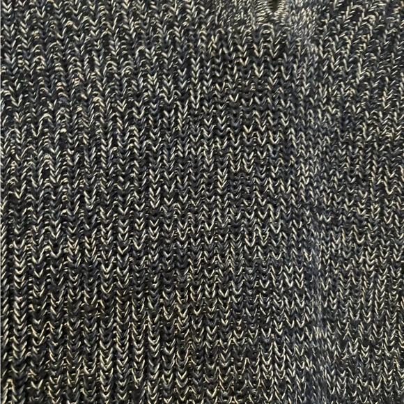 Folk Mens Size 4 (Large) Blue 100% Cotton Knit Quarter Zip Sweater - Picture 4 of 7